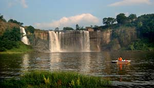 北碚磨滩瀑布天气